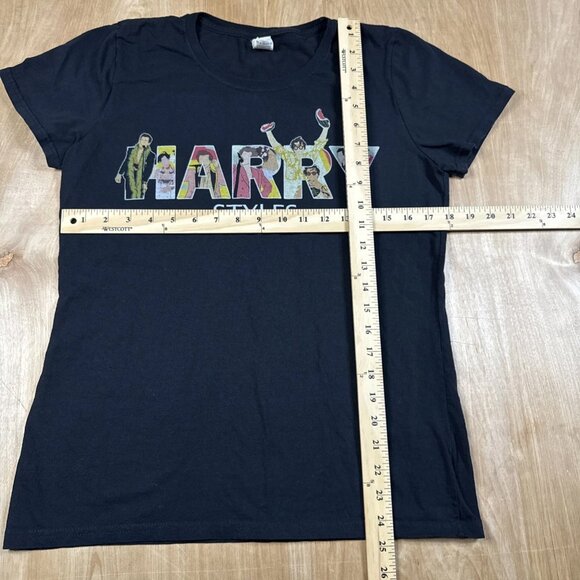 Harry Styles Women’s Black Short Sleeve T-Shirt Top Size Large - Picture 4 of 5